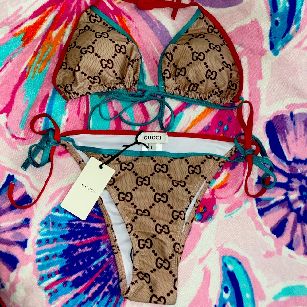 - GUCCI MULTICOLORED BIKINI